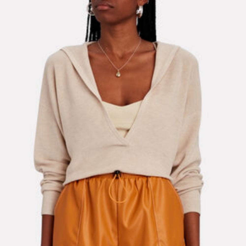 INTERMIX Julie Cashmere-And-Silk-Blend Sweater